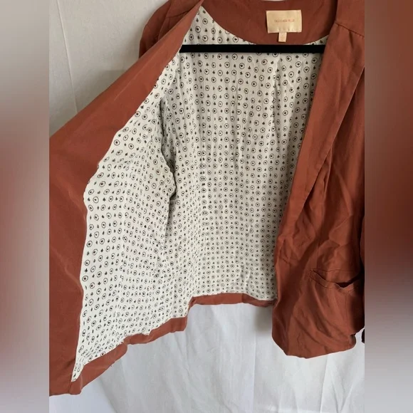 SKIES ARE BLUE Collarless Blazer XXL - Picture 2 of 6